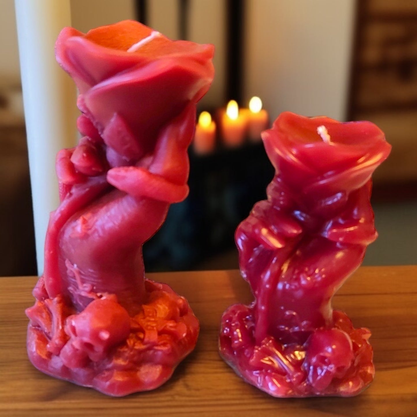 Hand-Rose Groß & Klein – Zwei Kunstwerke, eine Botschaft: Liebe & Vergänglichkeit