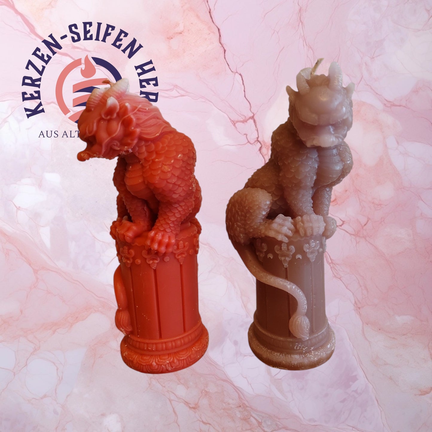Drache Klein â Handgemachte Drachen-Kerze