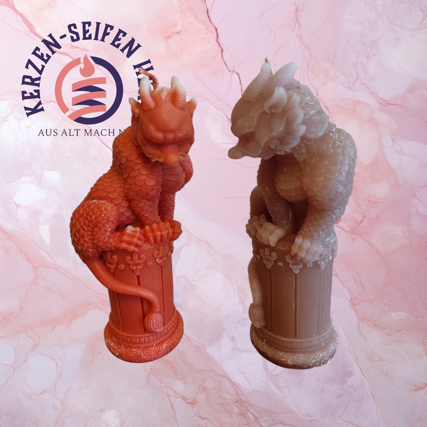 Drache Klein â Handgemachte Drachen-Kerze