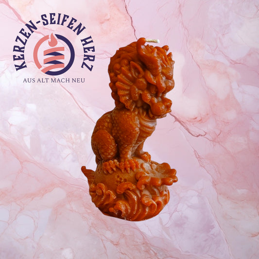 Drache Groß – Handgemachte Drachen-Kerze