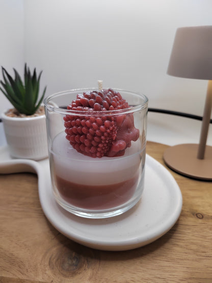 Frühlings-Igel – Handgegossene Duftkerze im Glas