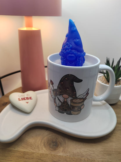 Geschenke für Männer – Kerze in Tasse „Liebe ist: Schnarchen ignorieren“