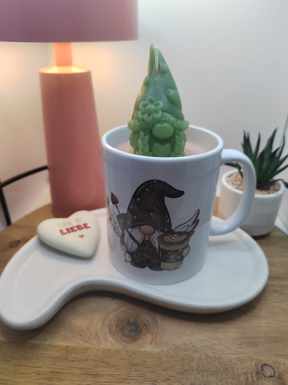 Geschenke für Männer – Kerze in Tasse „Liebe ist: Schnarchen ignorieren“