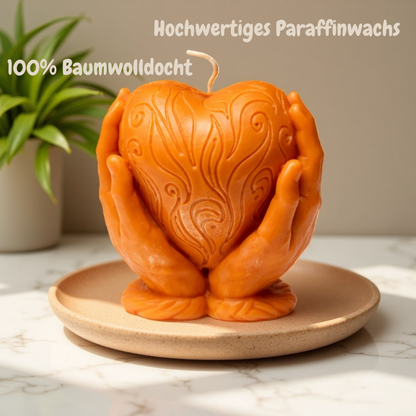 Geschenk mit Liebe Kerze