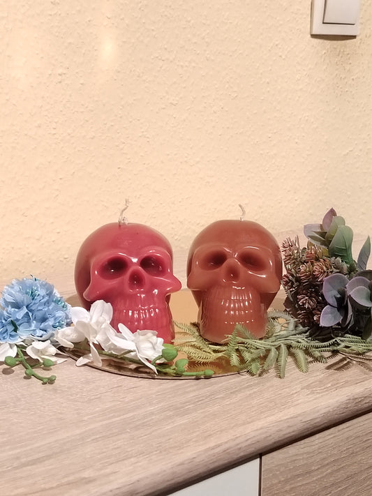 Totenkopf-Kerze Groß