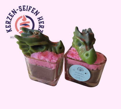 Drachenherz – Duftkerze mit Dragonfruit