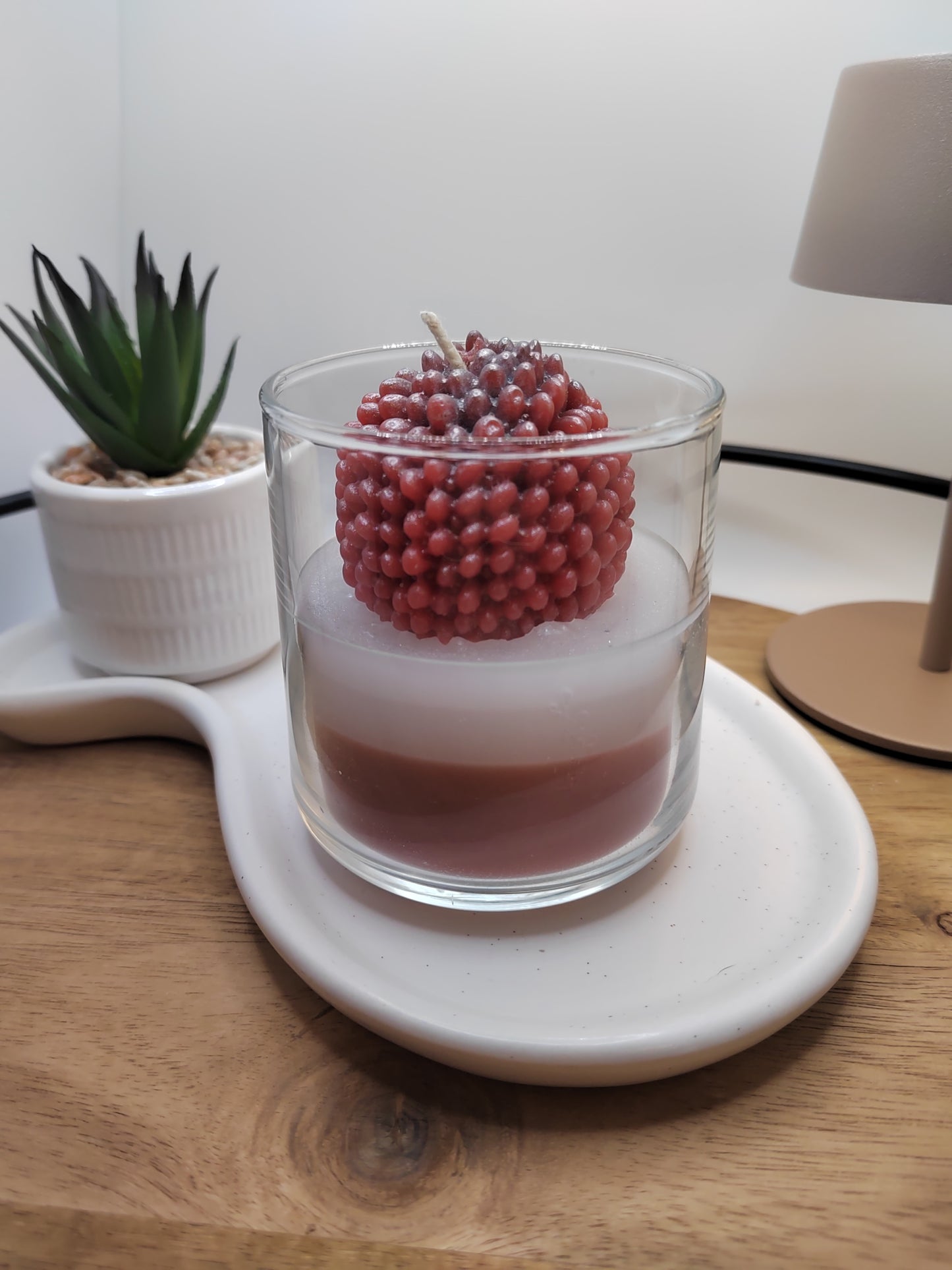 Frühlings-Igel – Handgegossene Duftkerze im Glas