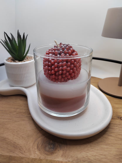 Frühlings-Igel – Handgegossene Duftkerze im Glas