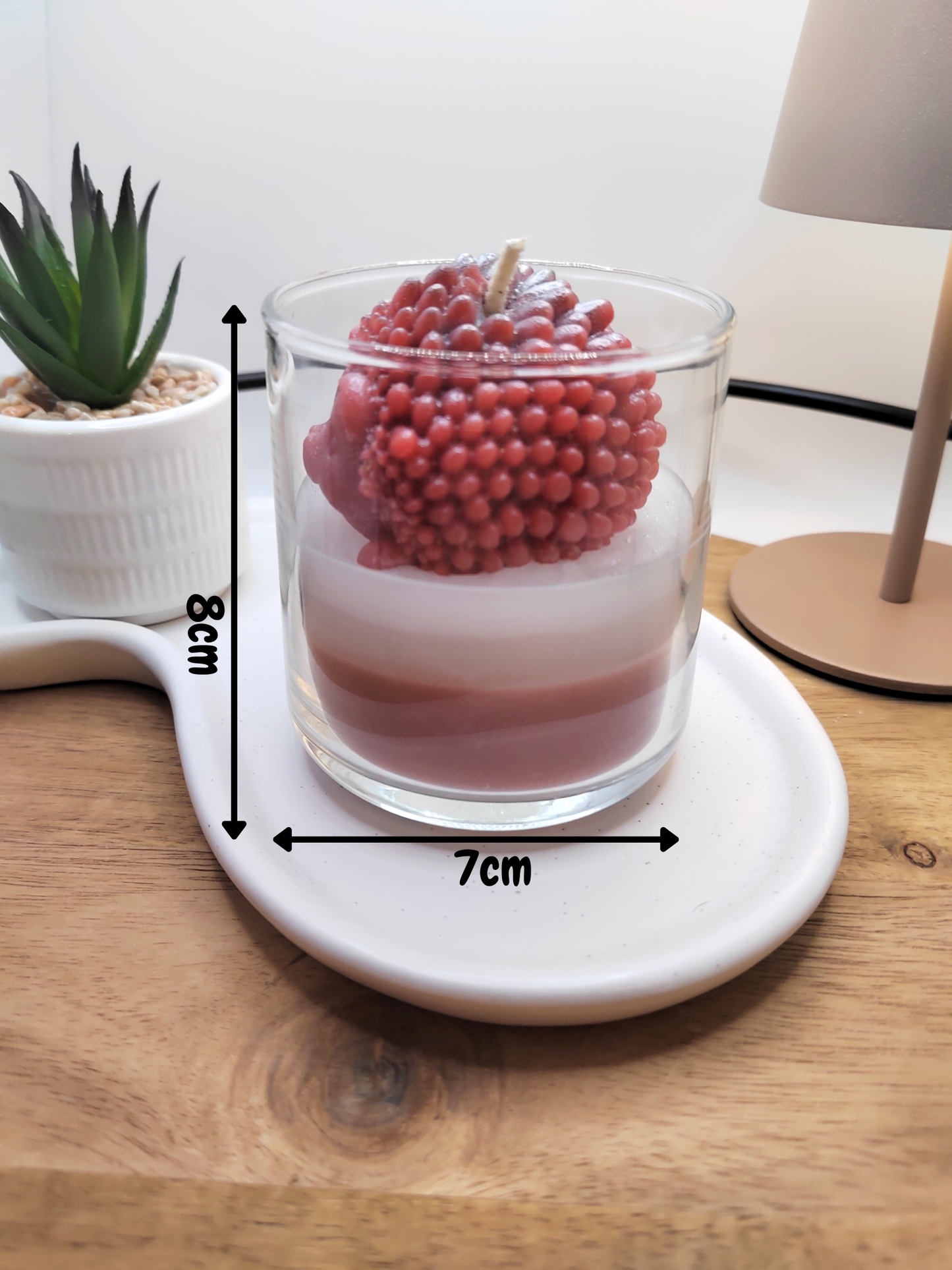 Frühlings-Igel – Handgegossene Duftkerze im Glas