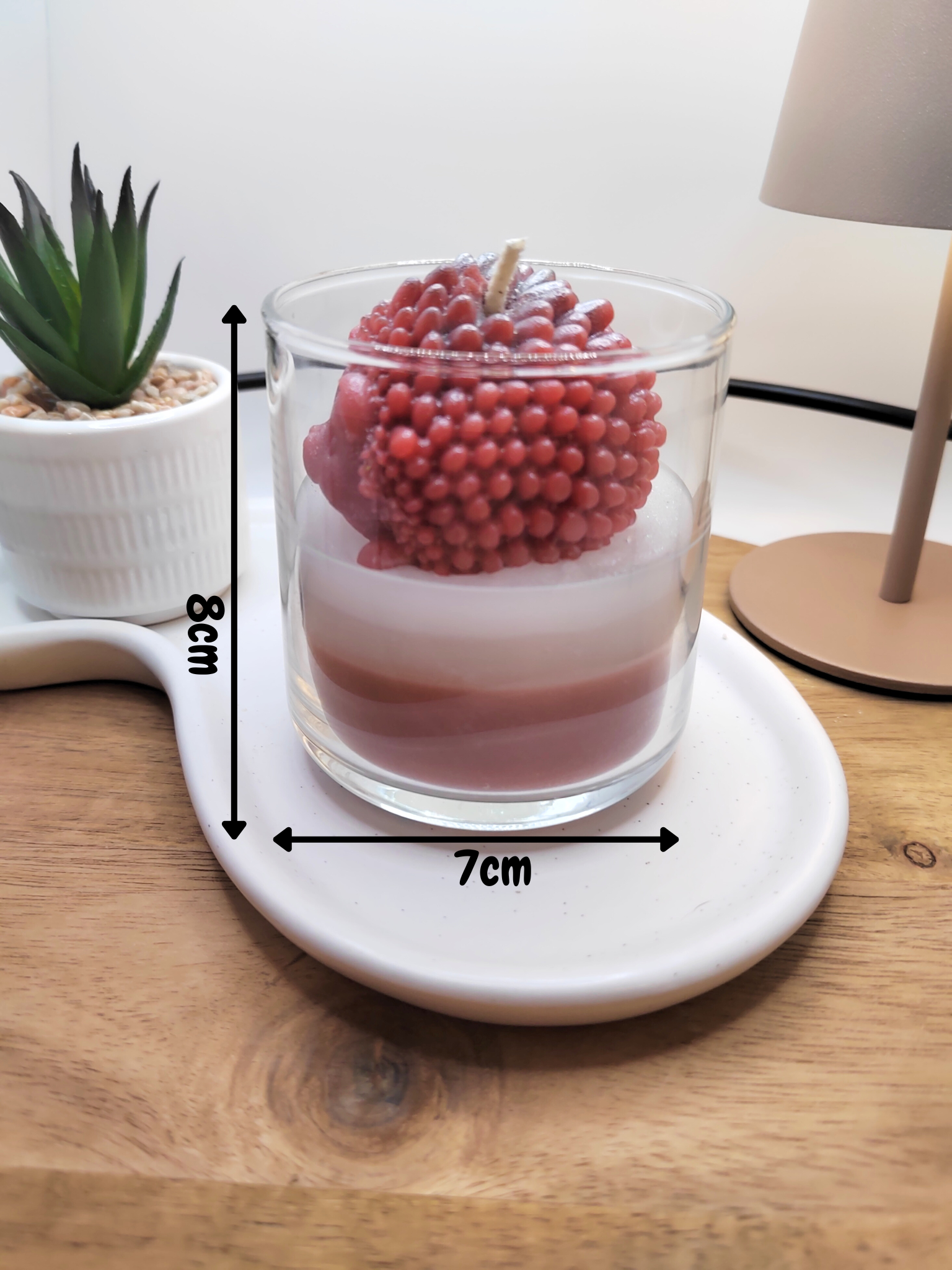 Frühlings-Igel – Handgegossene Duftkerze im Glas