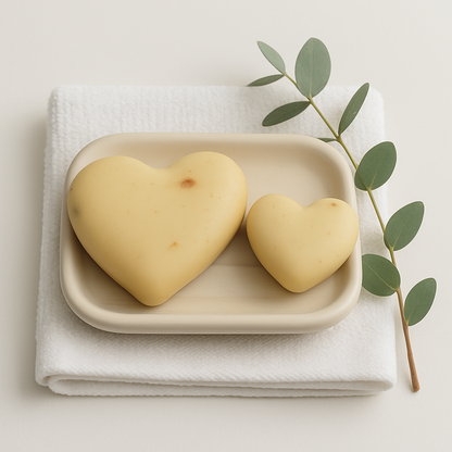Geschenkidee Mama - Muttertag Geschenk mit handgesiedeter Herzseife