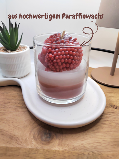 Frühlings-Igel – Handgegossene Duftkerze im Glas