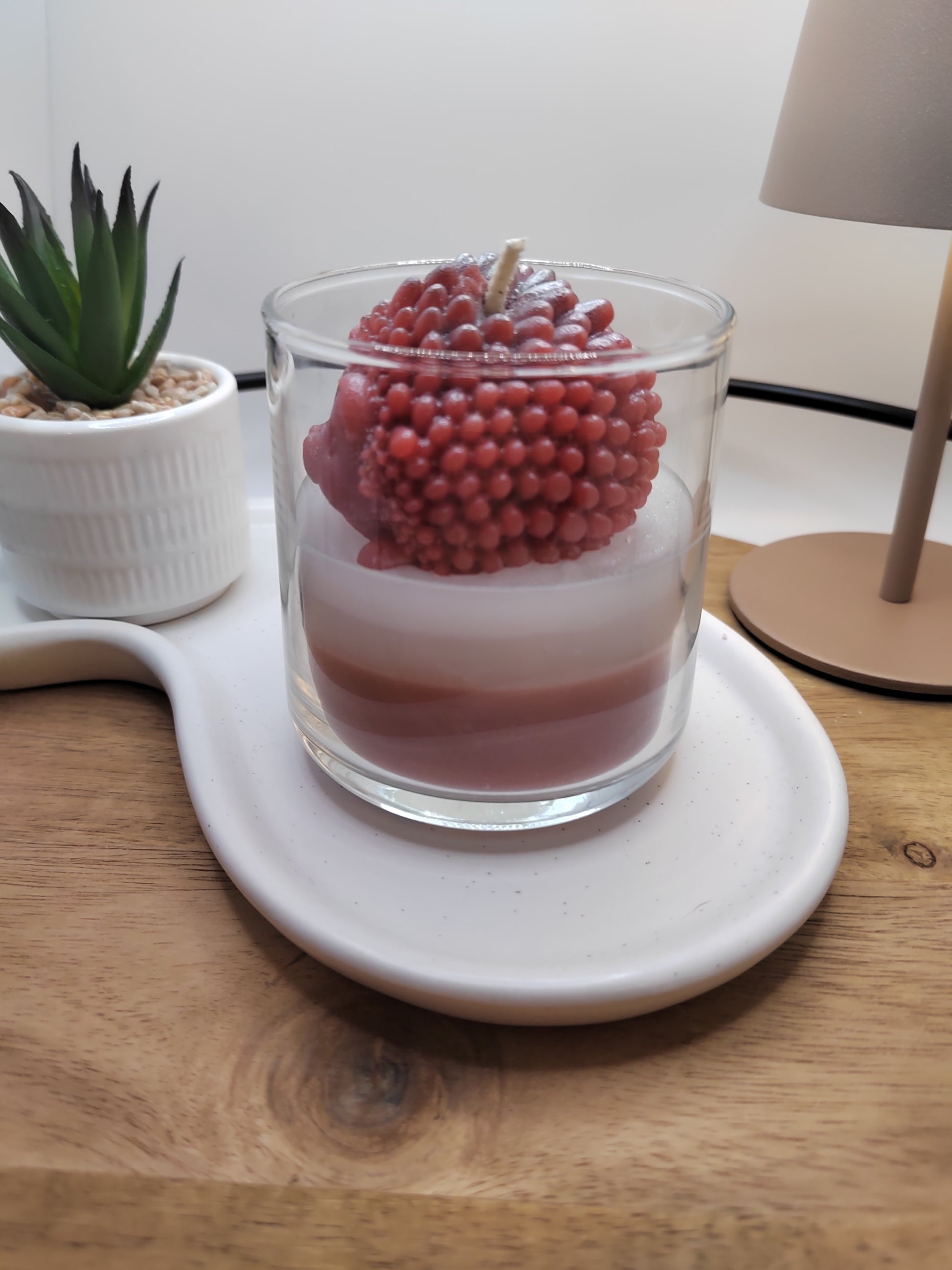 Frühlings-Igel – Handgegossene Duftkerze im Glas