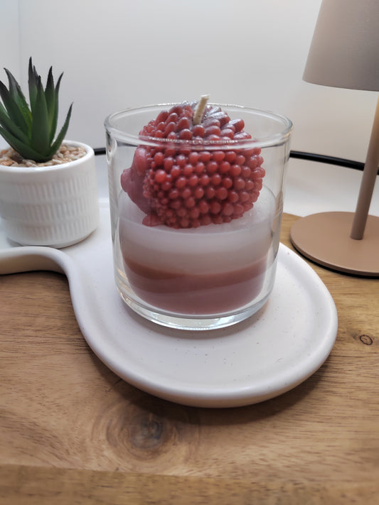 Frühlings-Igel – Handgegossene Duftkerze im Glas