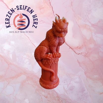 Drache Klein – Handgemachte Drachen-Kerze