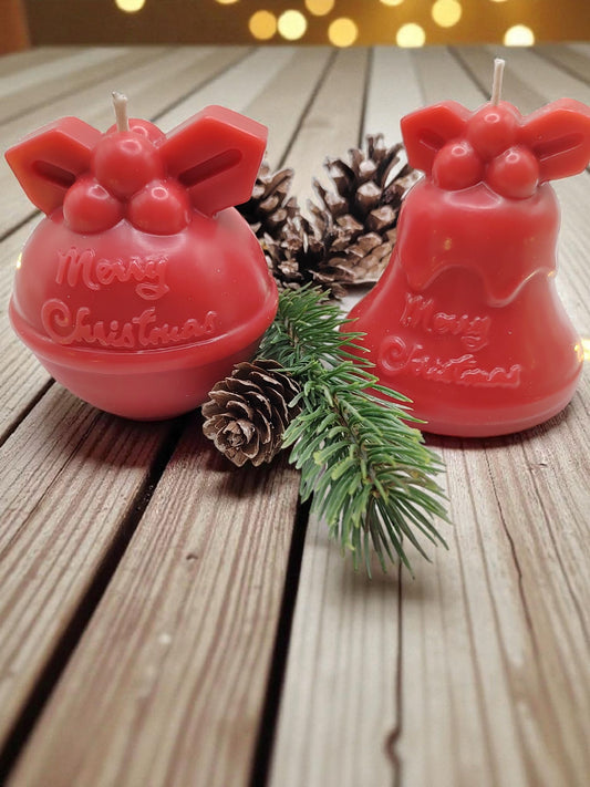 Weihnachtskerzen-Set „Merry Christmas“ - Kleines Weihnachtsgeschenk