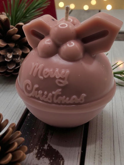 Weihnachtskerze – handgegossen, festlich, einzigartig