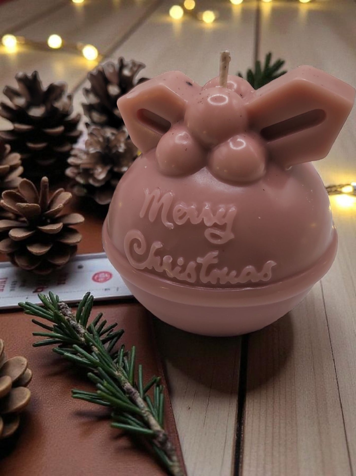 Weihnachtskerzen-Set „Merry Christmas“ - Kleines Weihnachtsgeschenk