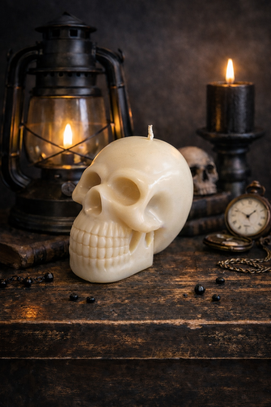 Kerze Totenkopf