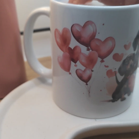 Dackel Tasse - Geschenkidee Kerze, Tasse als Geschenk, Video