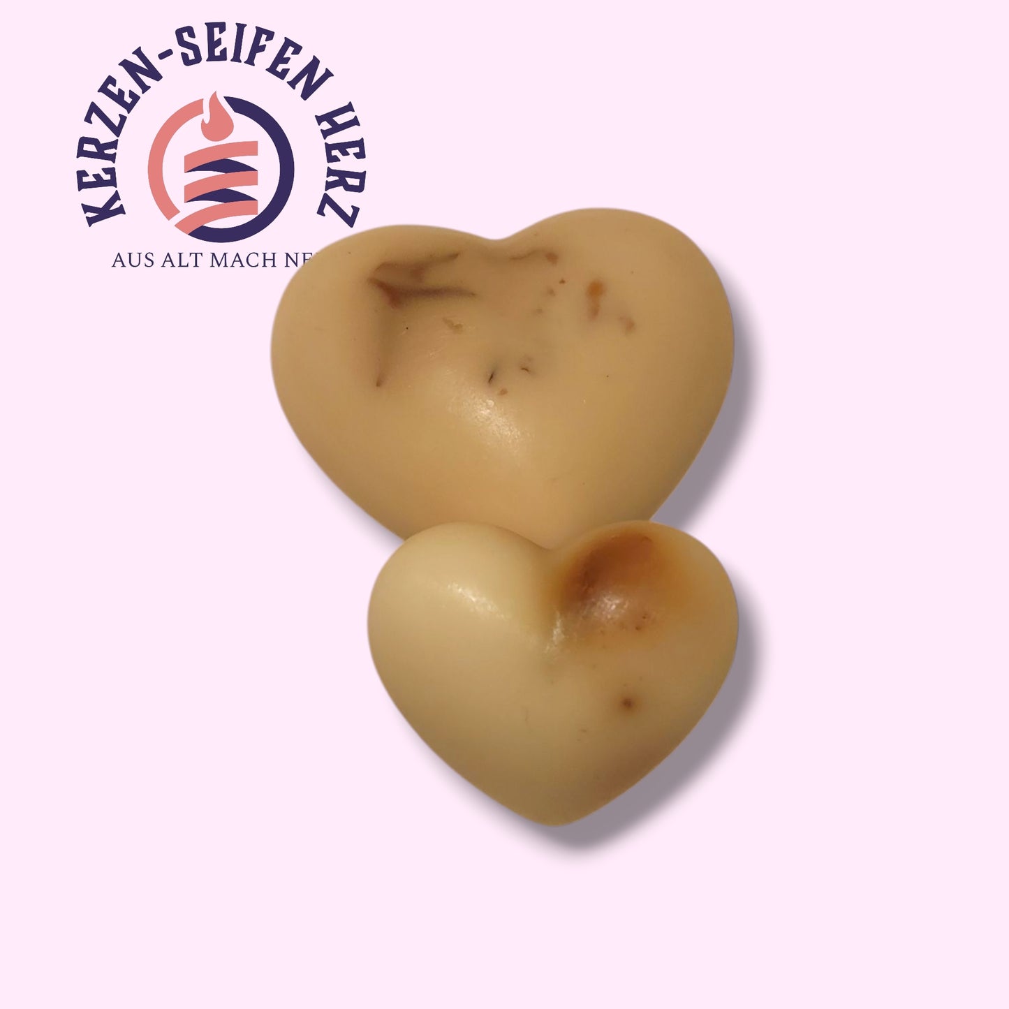 Herzseifen-Set mit Sheabutter & Rosenblüten – Liebevoll handgemacht 💕